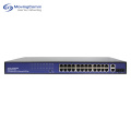 Gerenciado Gigabit Ethernet Fiber 24port Rede Poe Switch